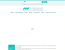 Tablet Screenshot of maszesz.hu